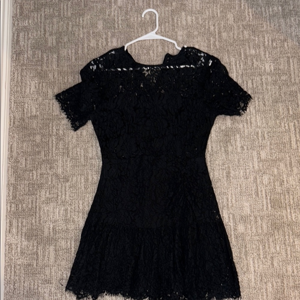 Lulu's Black Sheath Mini Dress